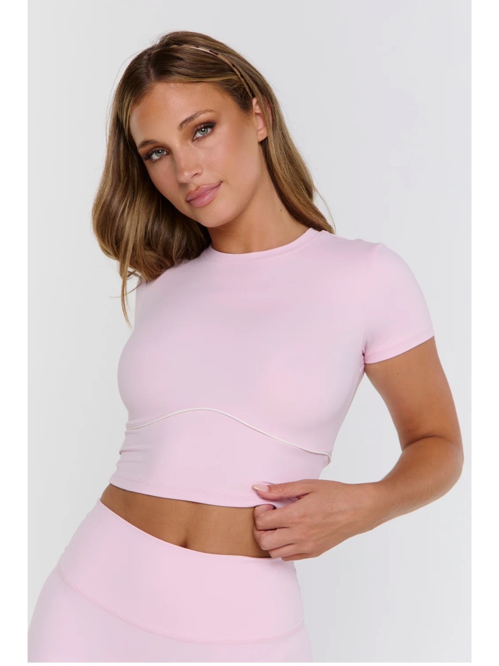 Astoria Airvíve Tee - Pink/Cream